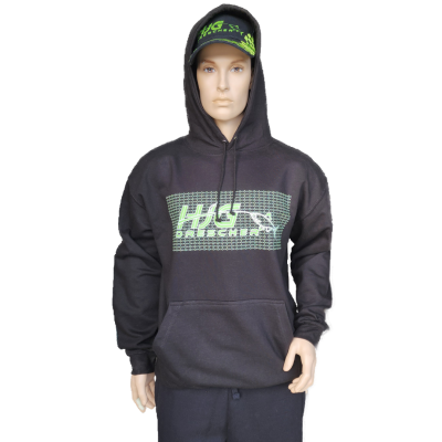 Team Hoody in schwarz mit Druck