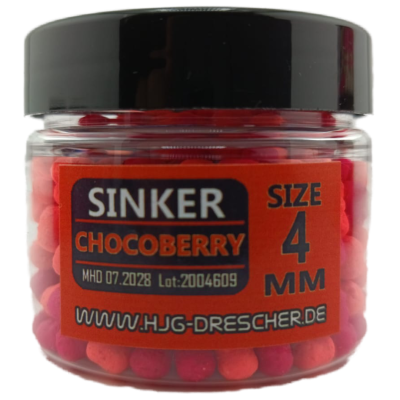 NK SINKER 4 mm Chocoberry (Schokolade / Erdbeere)