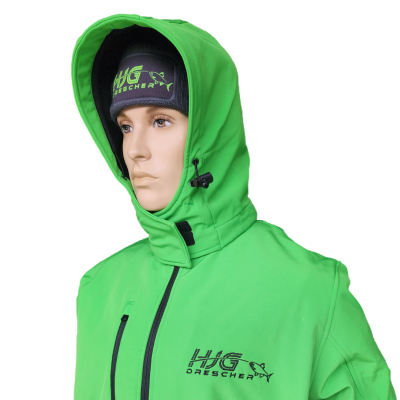 Preview: Team Softshell Jacke in grün