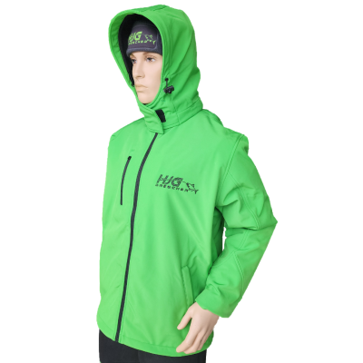 Team Softshell Jacke in grün