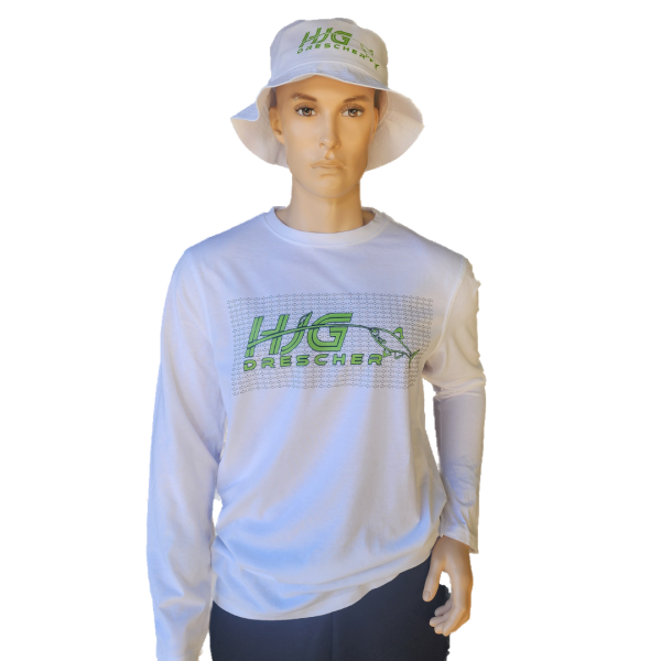 Team Langarm Shirt in weiß