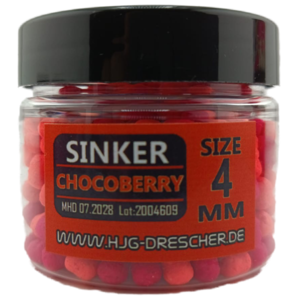 NK SINKER 4 mm Chocoberry (Schokolade / Erdbeere)