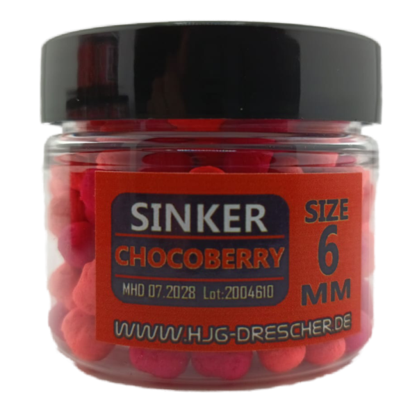 NK SINKER 6 mm Chocoberry (Schokolade / Erdbeere)